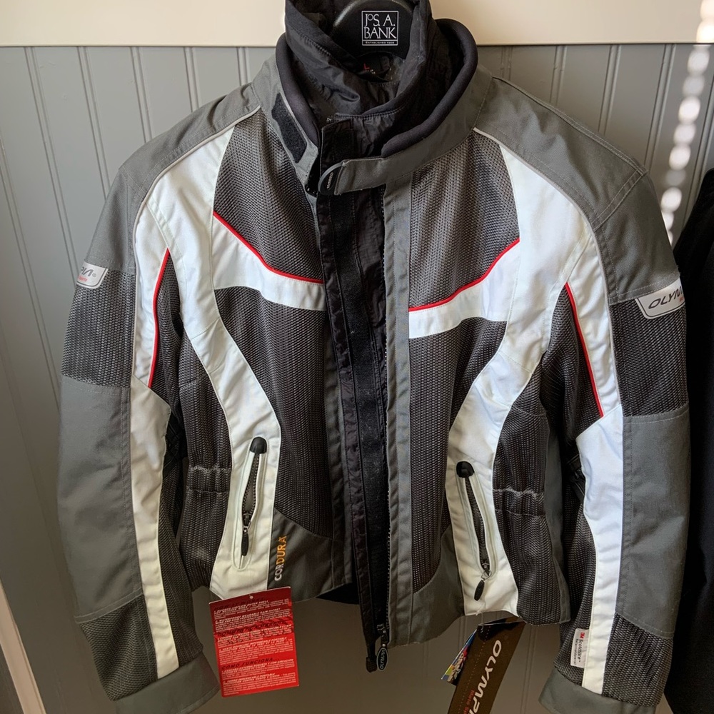 Ladies large Olympia motorcycle jacket